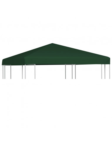 Copertura Superiore per Gazebo 310 g/m² 3x3 m Verde