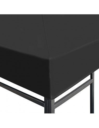 Copertura Superiore per Gazebo 310 g/m² 3x3 m Grigio