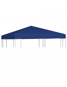 Copertura Superiore per Gazebo 310 g/m² 3x3 m Blu 2