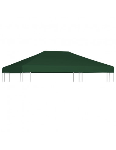 Copertura Superiore per Gazebo 310 g/m² 4x3m Verde