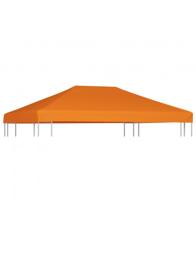 Copertura Superiore per Gazebo 310 g/m² 4x3m Arancione