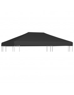Copertura Superiore per Gazebo 310 g/m² 4x3m Grigia 2