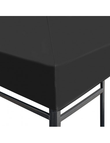 Copertura Superiore per Gazebo 310 g/m² 4x3m Grigia