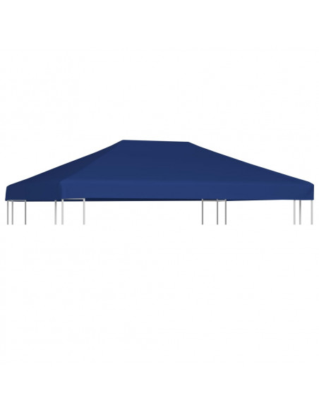 Copertura Superiore per Gazebo 310 g/m² 4x3 m Blu