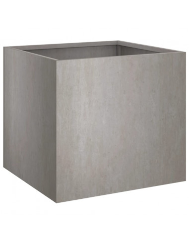 Fioriere 2 pz 49x47x46 cm Acciaio Corten