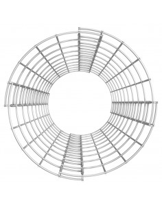 Fioriere Gabbione Circolare 3 pz in Acciaio Zincato Ø30x100 cm