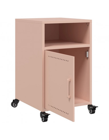 Comodini 2 pz Rosa 36x39x59 cm in Acciaio