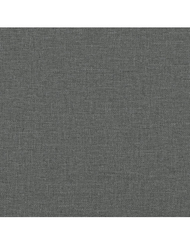 Giroletto a Molle con Materasso Grigio Scuro 90x200 cm Tessuto