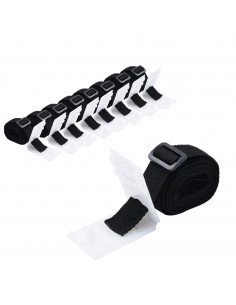 Cinghie di Fissaggio Universali per Coperture Piscina 8 pz 1,8m 2