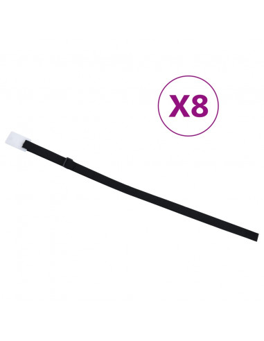 Cinghie di Fissaggio Universali per Coperture Piscina 8 pz 1,8m