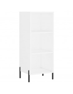 Credenza Bianca 34,5x32,5x90 cm in Legno Multistrato 2