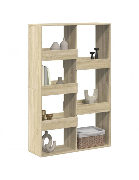 Divisorio Rovere Sonoma 100x33x155,5 cm in Truciolato