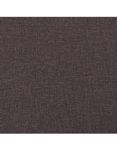 Giroletto a Molle con Materasso Marrone Scuro 100x200cm Tessuto 2