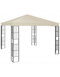 Gazebo 3x3 m Crema 2