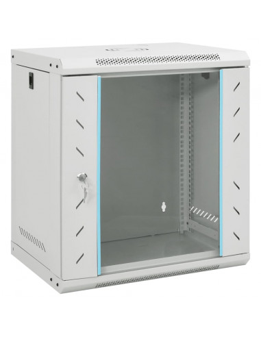 Armadietto di Rete a Parete 12U da 19" IP20 53x40x60 cm