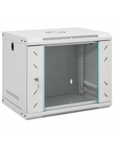 Armadietto di Rete a Parete 9U da 19" IP20 53x40x45 cm 2