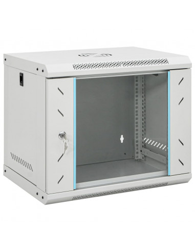 Armadietto di Rete a Parete 9U da 19" IP20 53x40x45 cm