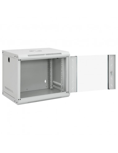Armadietto di Rete a Parete 9U da 19" IP20 53x40x45 cm