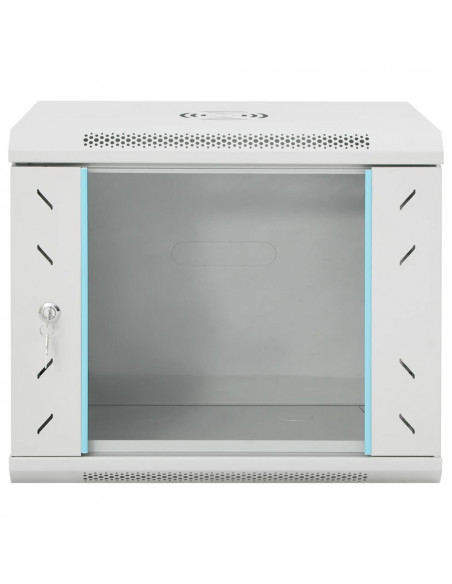Armadietto di Rete a Parete 9U da 19" IP20 53x40x45 cm