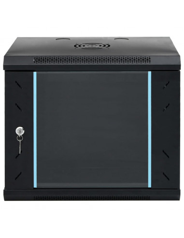 Armadietto di Rete a Parete 9U da 19" IP20 53x40x45 cm