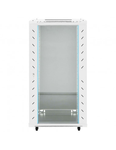 Armadietto di Rete 22U con Ruote Girevoli 19" IP20 60x60x120 cm