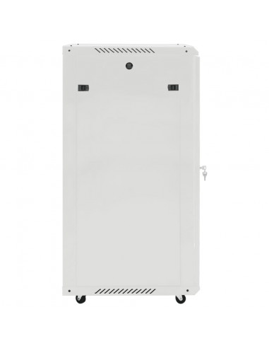 Armadietto di Rete 22U con Ruote Girevoli 19" IP20 60x60x120 cm