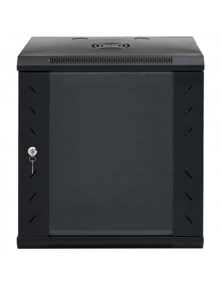 Armadietto di Rete a Parete 12U da 19" IP20 53x40x60 cm