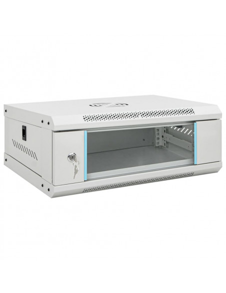 Armadietto di Rete a Parete 4U da 19" IP20 53x40x21 cm