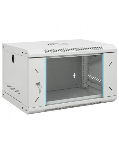 Armadietto di Rete a Parete 6U da 19" IP20 53x40x30 cm