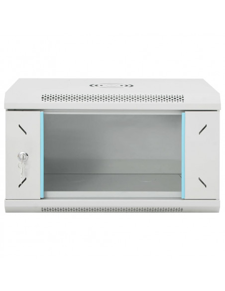 Armadietto di Rete a Parete 6U da 19" IP20 53x40x30 cm