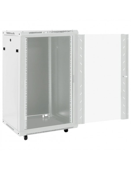 Armadietto di Rete 18U con Ruote 19" IP20 60x60x100 cm