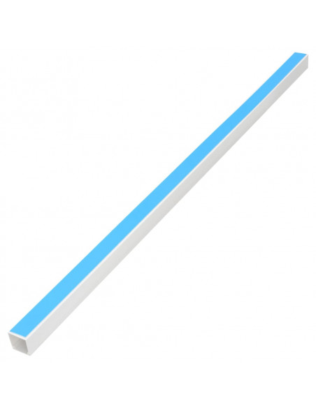 Canalina per Cavi Autoadesiva 20x10 mm 30 m in PVC