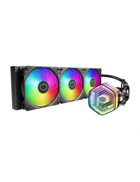 DISS A LIQUIDO COOLER MASTER - MASTER LIQUID 360 ATMOS ARGB - SK LGA1700, LGA1200, LGA1151, LGA1150, LGA1155, LGA1156