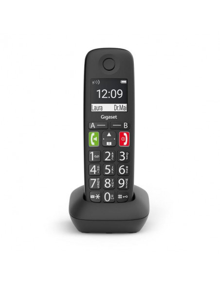 Gigaset E290HX Telefono analogico/DECT Identificatore di chiamata Nero