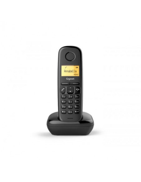 Gigaset A170 Trio Analog/DECT telephone Identificatore di chiamata Nero
