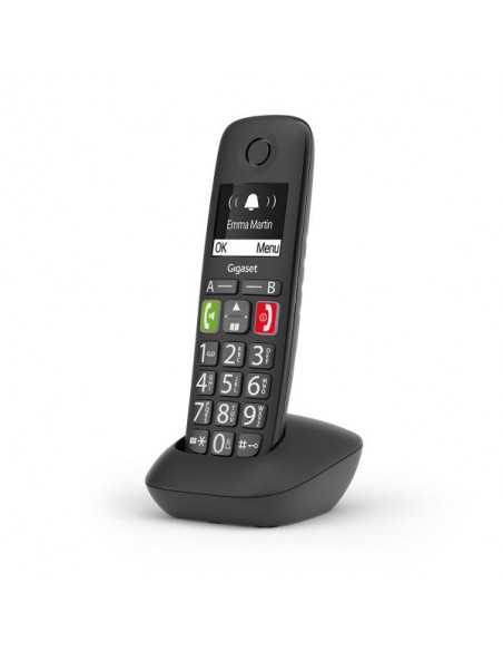 Gigaset E290HX Telefono analogico/DECT Identificatore di chiamata Nero