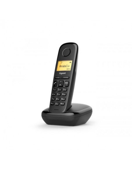 Gigaset A170 Trio Analog/DECT telephone Identificatore di chiamata Nero