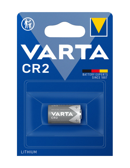 Varta LITHIUM Cylindrical CR2, CR15H270 (Batteria a celle rotonde, 3V) Blister da 1