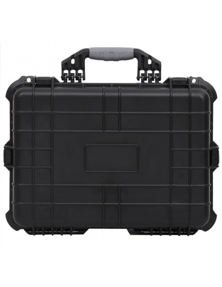 Valigetta da Volo Portatile Nera 52x40x19 cm in PP