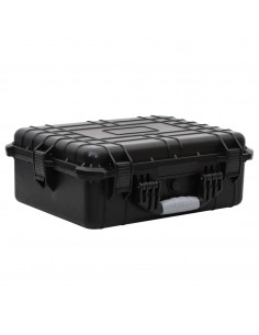 Valigetta da Volo Portatile Nera 52x40x19 cm in PP 2