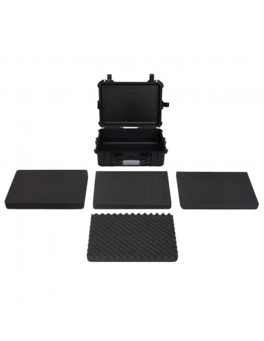 Valigetta da Volo Portatile Nera 52x40x19 cm in PP