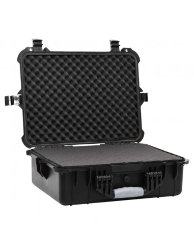 Valigetta da Volo Portatile Nera 52x40x19 cm in PP