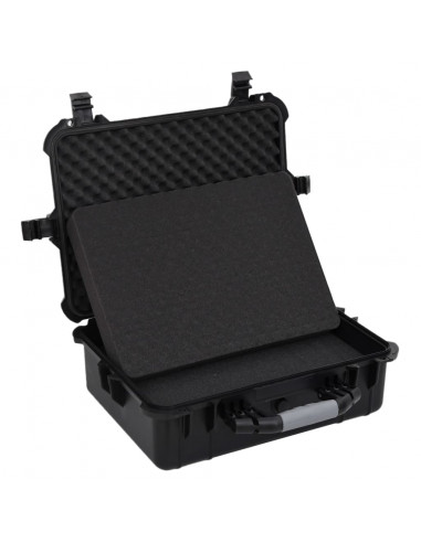 Valigetta da Volo Portatile Nera 52x40x19 cm in PP