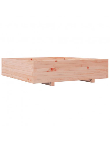 Fioriera da Giardino 100x100x26,5 cm Legno Massello di Douglas