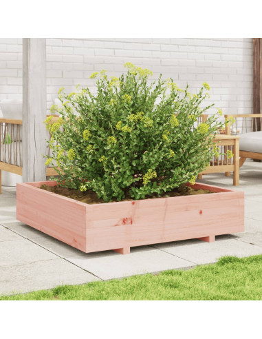 Fioriera da Giardino 100x100x26,5 cm Legno Massello di Douglas