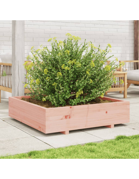 Fioriera da Giardino 100x100x26,5 cm Legno Massello di Douglas