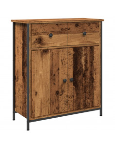 Credenza Legno Antico 70x41x56 cm in Legno Multistrato 2