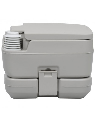 Toilette Portatile da Campeggio con Tenda 10+10 L