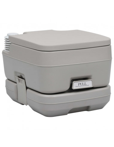 Toilette Portatile da Campeggio con Tenda 10+10 L