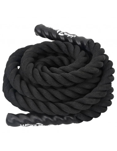 Corda da Allenamento Nera 9 m 6,8 kg in Poliestere
